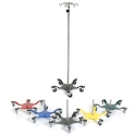 5-LEG IV POLE, STAINLESS STEEL