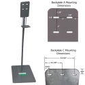 ANTIMICROBIAL DISPENSER STAND