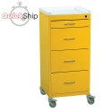 ISOLATION CART, 4 DRAWER W/KEY