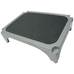 STACKABLE FOOTSTOOL, ALUMINUM