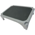 STACKABLE FOOTSTOOL, ALUMINUM