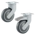 3" SWIVEL CASTER, PRECISION