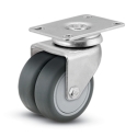 2" DUAL WHEEL SWIVEL CASTER