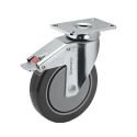 5" STAINLESS TOTAL LOCK CASTER