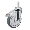 3" STAINLESS TOTAL LOCK CASTER