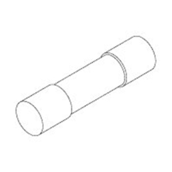 FUSE (6.3A, 250V), CERAMIC