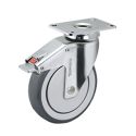 5'' CHROME TOTAL LOCK CASTER