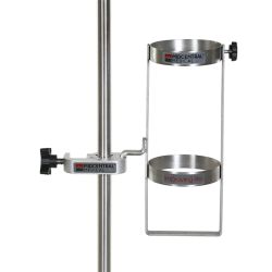 O2 TANK HOLDER FOR IV POLE