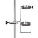 O2 TANK HOLDER FOR IV POLE