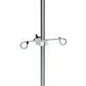 STAT HANGER FOR IV POLE STNLSS