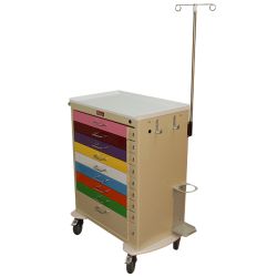 TALL PEDIATRIC-EMG PKG CART