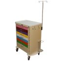 TALL PEDIATRIC-EMG PKG CART