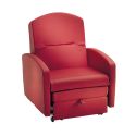 SLEEPER CHAIR, PADDED ARMS