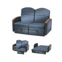 DBL SLEEPER CHAIR W/WOODEN