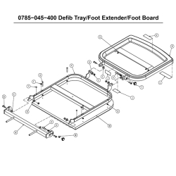 DEFIB TRAYFT EXT/FOOTBOARD,