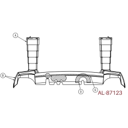 LABEL, 4-SIDED, LIFT/LOWER