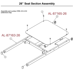 SEAT WELDMENT, GREY
