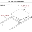 SEAT WELDMENT, GREY
