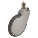 8" CASTER ASSEMBLY WITH COVER