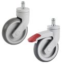 4" SWIVEL CASTER, PLAIN