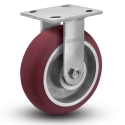 6" RIGID CASTER, POLYURETHANE
