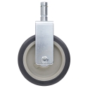 6" RIGID CASTER, POLYURETHANE