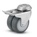 2"DUAL WHEEL TOTAL LOCK CASTER