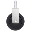 5" RIGID CASTER, RUBBER