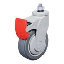 5" GREY TOTAL LOCK CASTER
