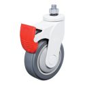 5" WHITE TOTAL LOCK CASTER