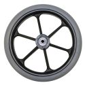 8 X 1 WHEEL, 6 SPOKE WITH