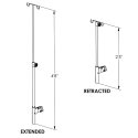 TELESCOPNG IV POLE NON-RMVABLE