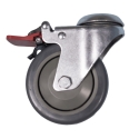 4" REAR SWIVEL CASTER W/ BRAKE