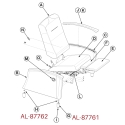 CHAIR LEG WITH GLIDE FOR