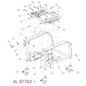 RIGID CASTER WITH BRAKE