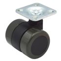 1-1/2" TWIN WHEEL PLATE