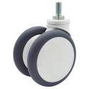 4" TWIN-WHEEL SWIVEL CASTER