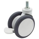 4" TWIN-WHEEL SWIVEL W/BRAKE