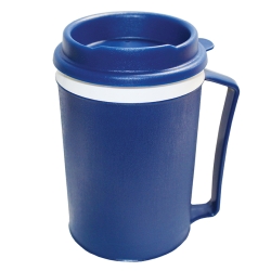MUG WITH TUMBLER LID - BLUE