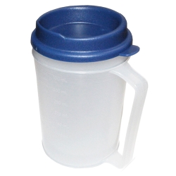 12 OZ. MUG W/TUMBLER LID-CLEAR