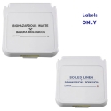 ADHESIVE LID LABELS (PK OF 5)
