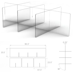 PORTABLE DIVIDER WALLS (3)