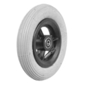 6" X 1-1/4" RIBBED LT GREY WHL