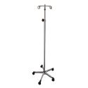 SS IV POLE W/ 4 HOOK TOP