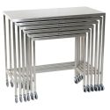 NESTING TABLES- STNLSS STEEL