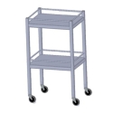 UTILITY/PREP TABLE-STNLSS STL