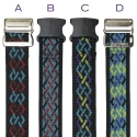 GEO-PATTERN GAIT BELT, 60"L