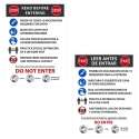 STOP! READ BEFORE ENTERING,