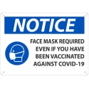 FACE MASK REQUIRED EVEN IF