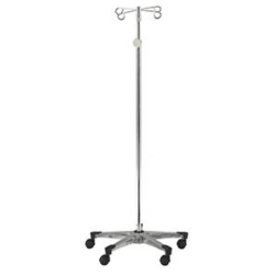 5-LEG ALUM BASE CHROME IV POLE